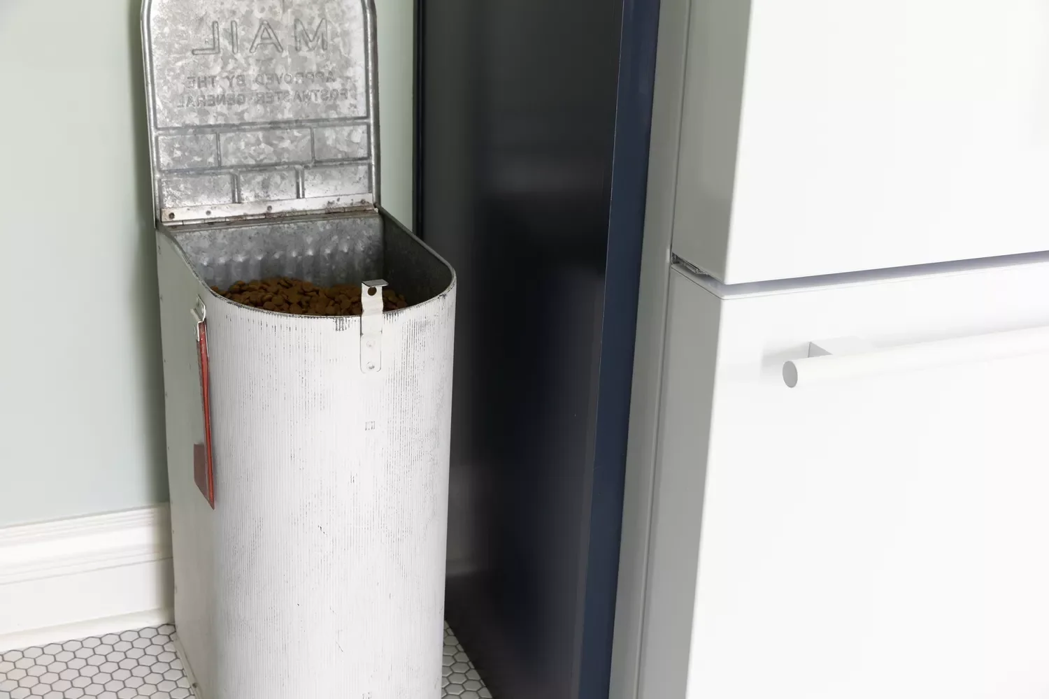 10 Stylish Dog Food Storage Solutions That Blend Into Your Home Decor Repurpose an Old Mailbox