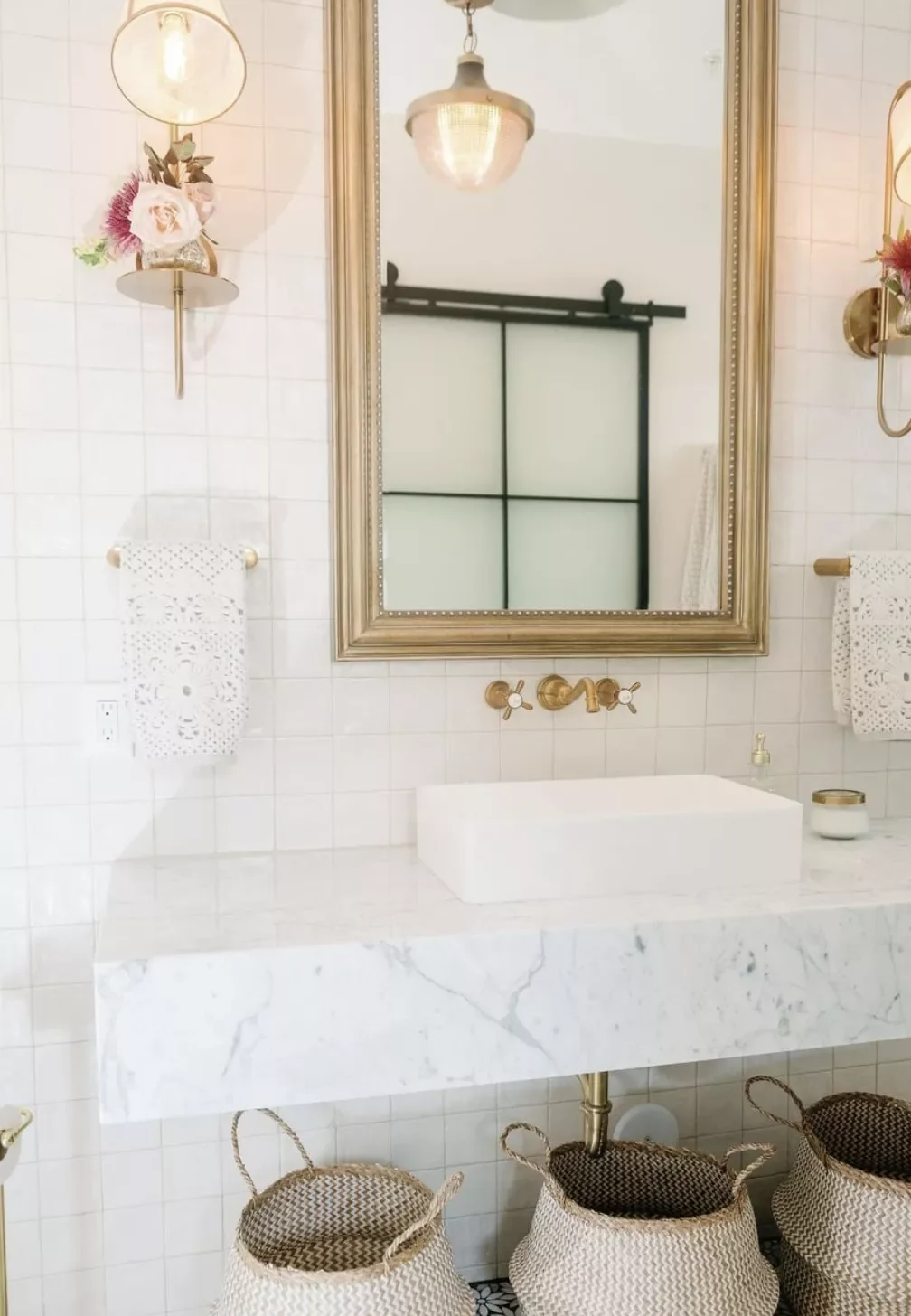 22 DIY Bathroom Makeover Ideas That Won't Break Your Budget 11 Repurpose an Old Mirror