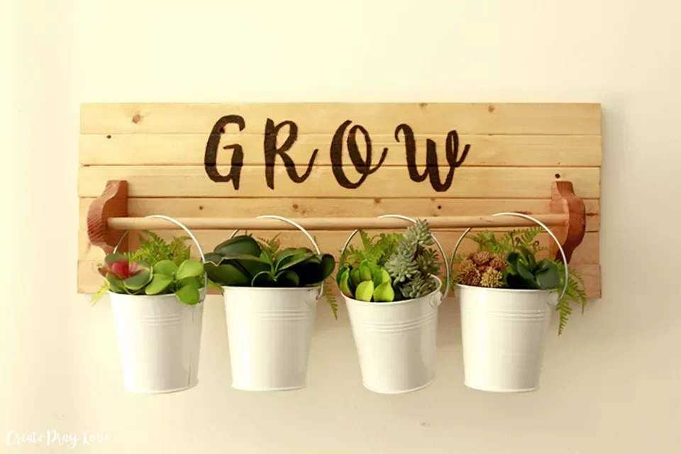 30 Creative DIY Wall Planter Projects to Transform Your Space Repurposed Wall Planter