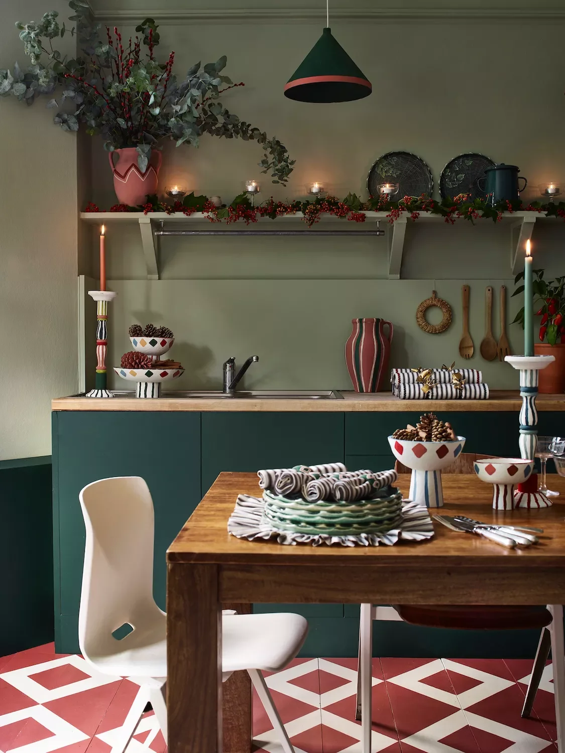 115 Stunning Christmas Decorating Ideas to Transform Your Home This Holiday Season Restyle Open Shelving