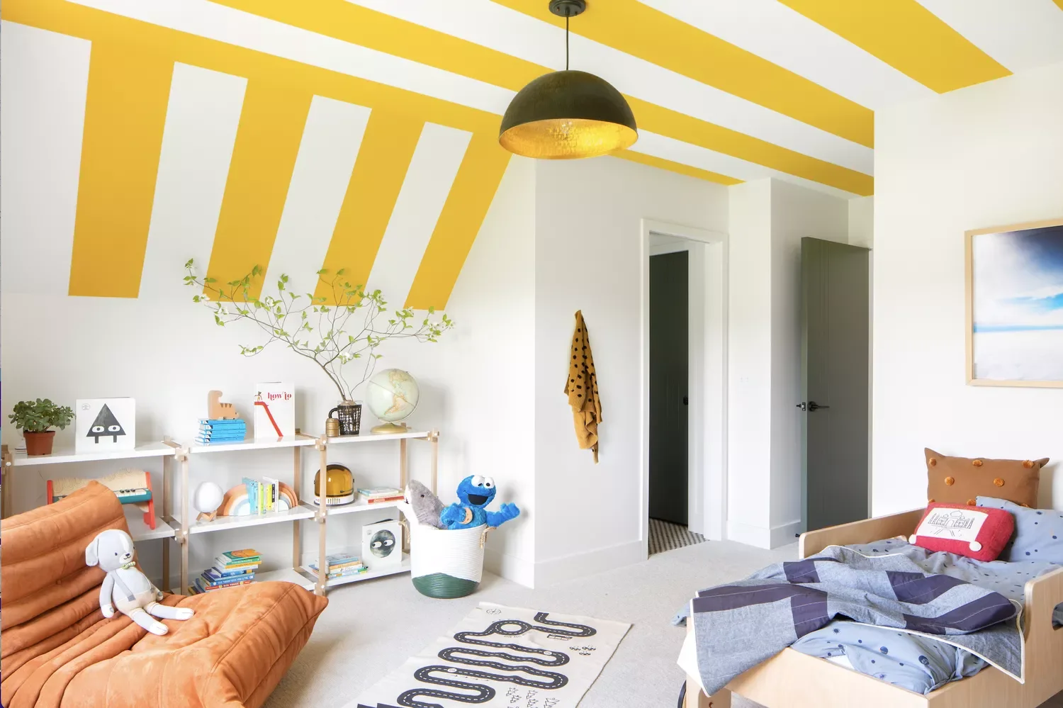 22 Creative Paint Ideas to Transform Your Child's Bedroom into a Playful Paradise 6 Rethink Stripes