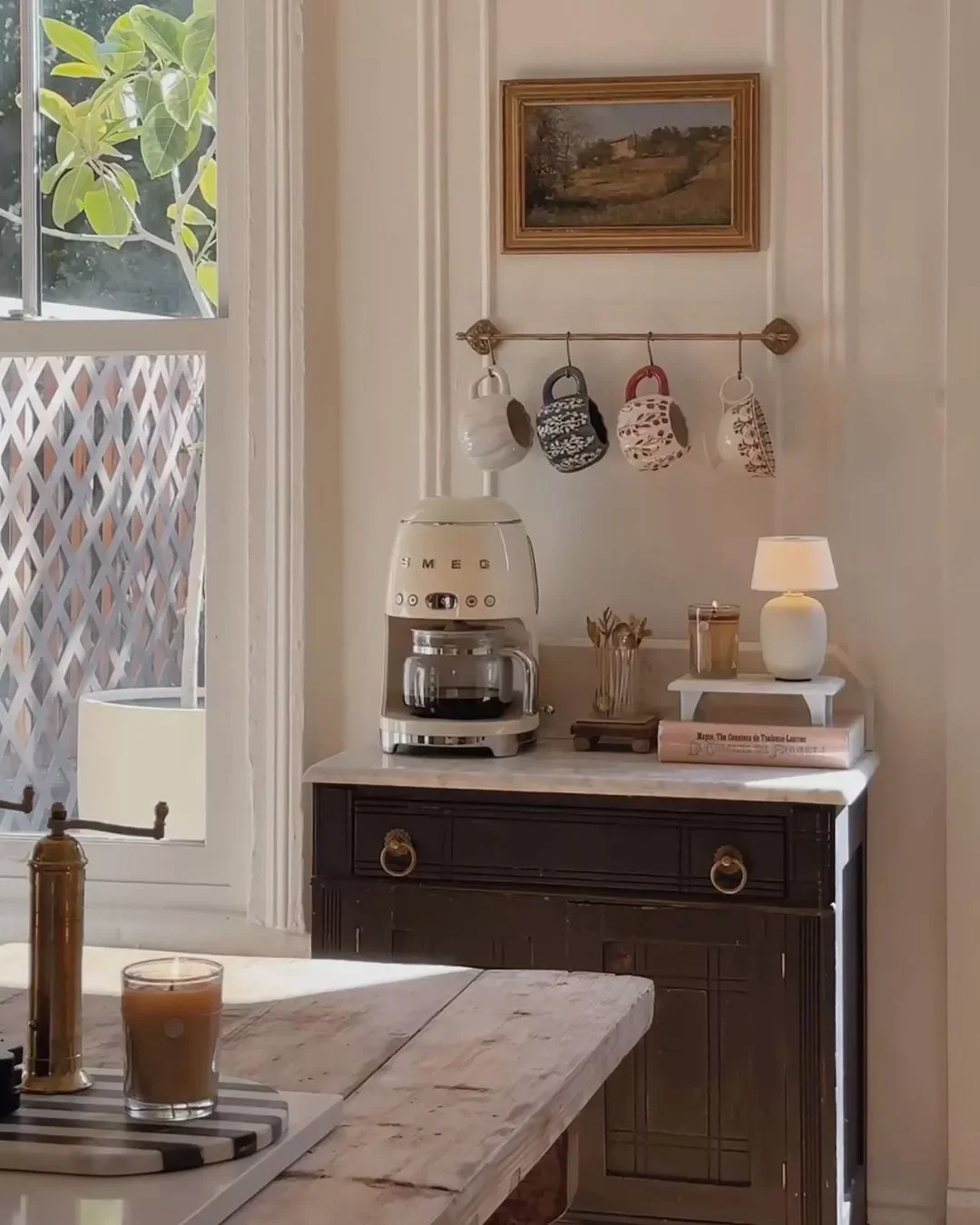 22 Cozy Fall Decorating Ideas That'll Transform Your Apartment This Season 11 Revamp Your Coffee Bar