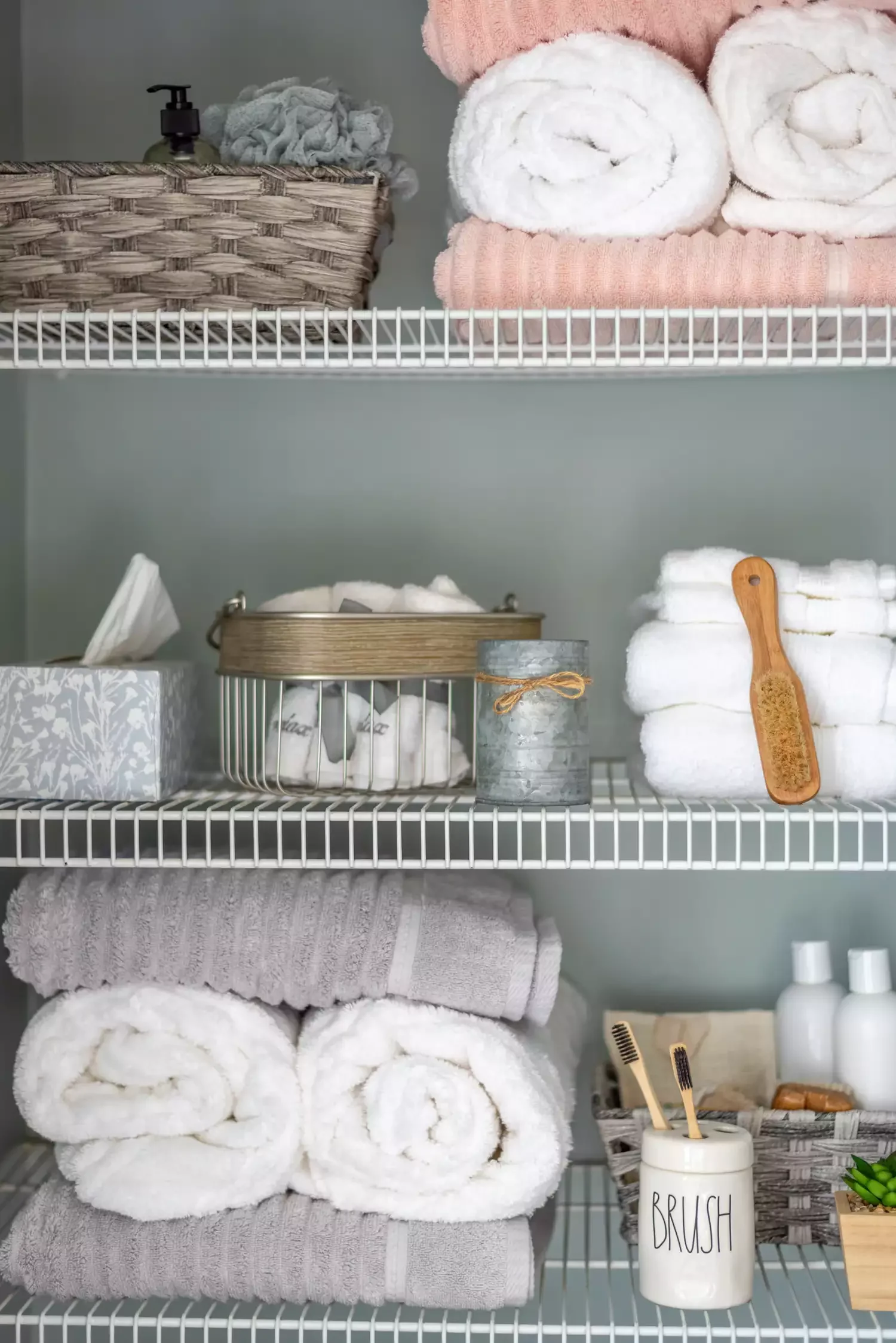 Transform Your Bathroom Closet: 23 Smart Organization Ideas That Actually Work Roll Your Towels