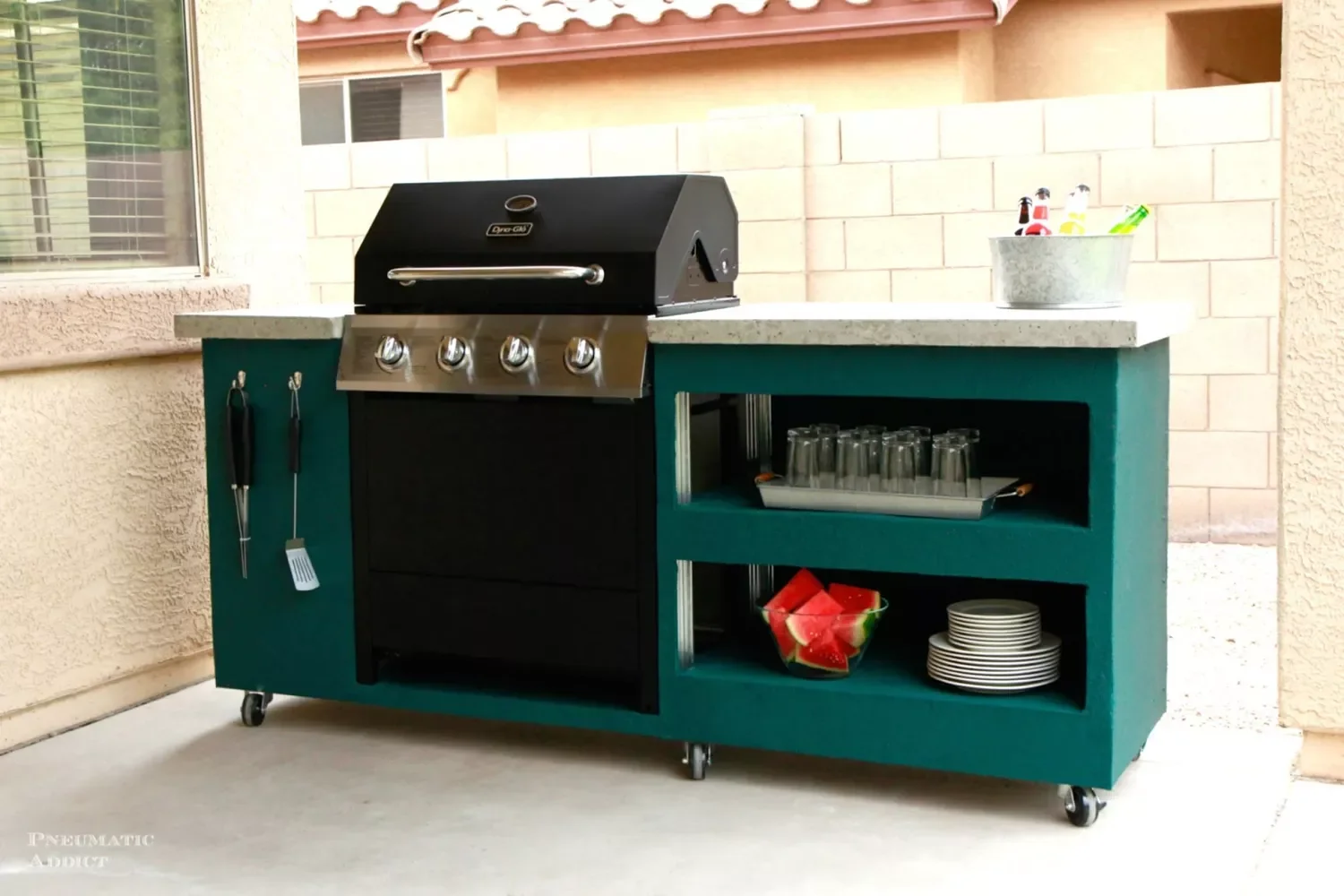 20 Creative DIY Outdoor Storage Solutions for Your Home Rolling Outdoor Island With Storage