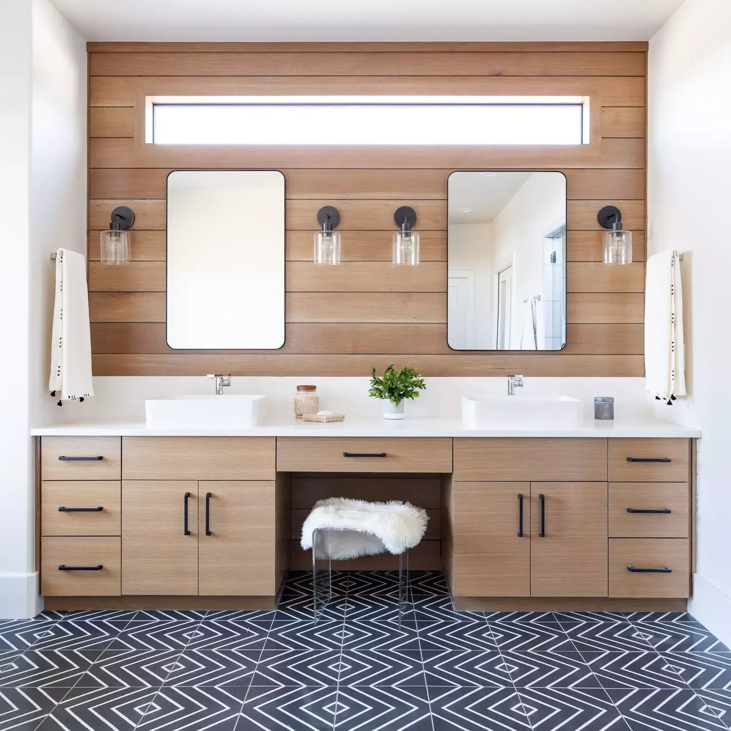 25 Bathroom Mirror Ideas That Make Any Space Feel Massive Rounded Rectangular Mirrors