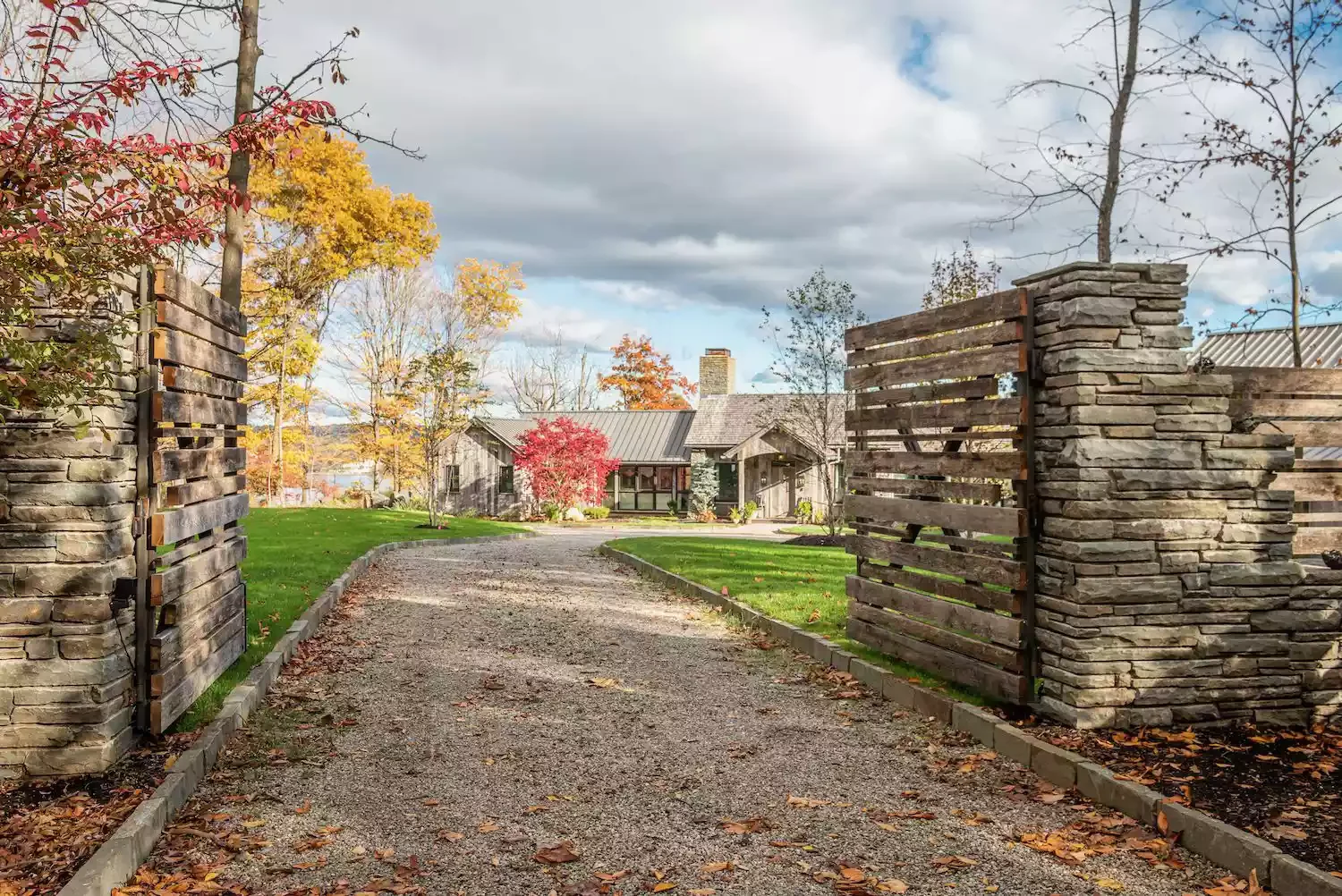 Rustic Driveway Gate