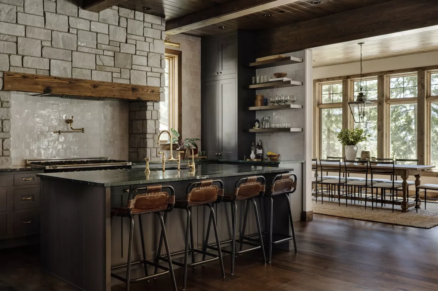 21 Moody Kitchen Designs That Will Transform Your Space Rustic Natural Elements