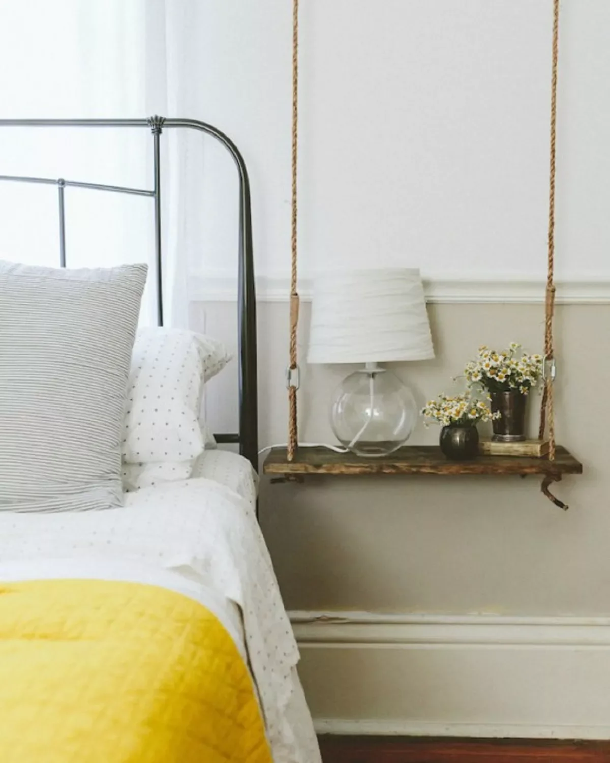 49 Stunning Farmhouse Bedroom Designs That Will Transform Your Space 45 Rustic Nightstand