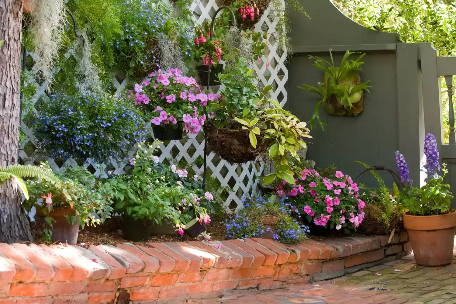 15 Beautiful Brick Border Ideas to Frame Your Garden Beds on Any Budget Rustic Stacked Brick Edging