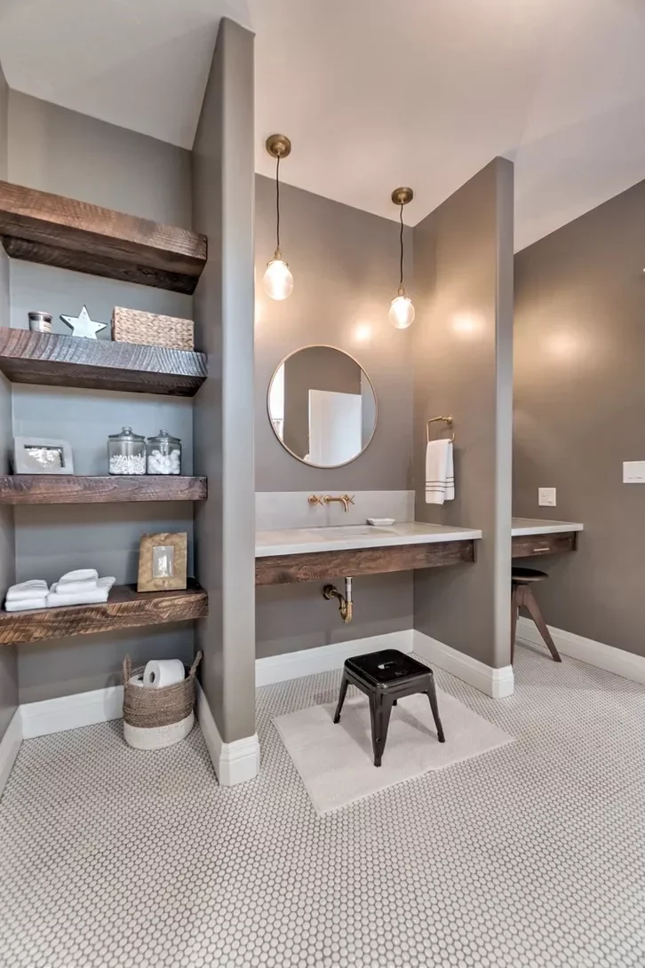 38 Stylish Teen Bathroom Ideas That Balance Fun and Sophistication 26 Rustic Teen Bathroom
