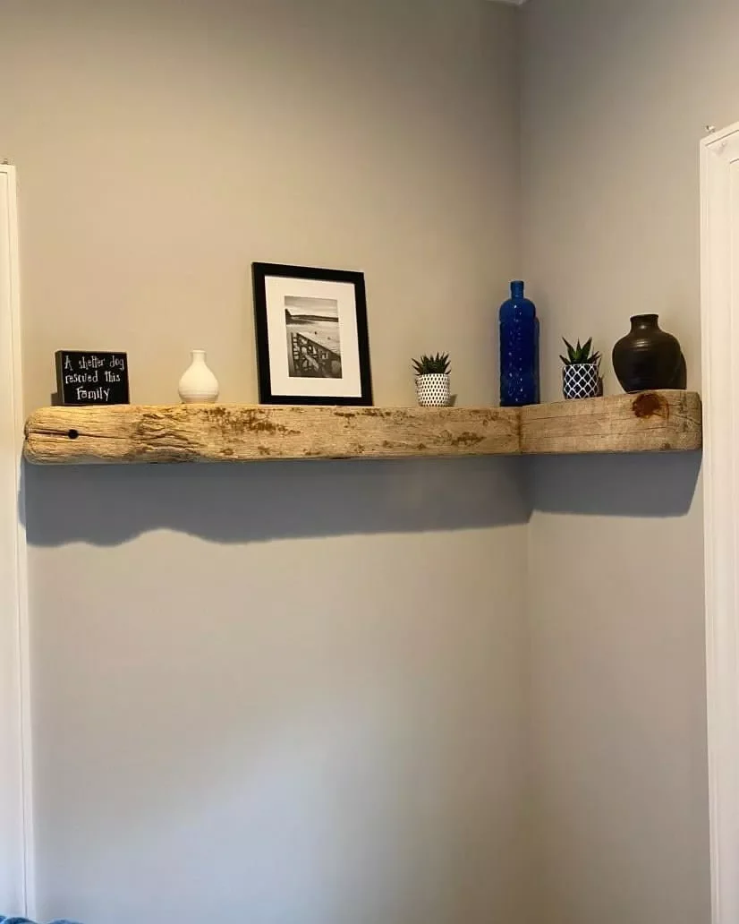 47 Creative Corner Shelf Ideas That'll Transform Your Space Rustic Wooden Corner Shelf