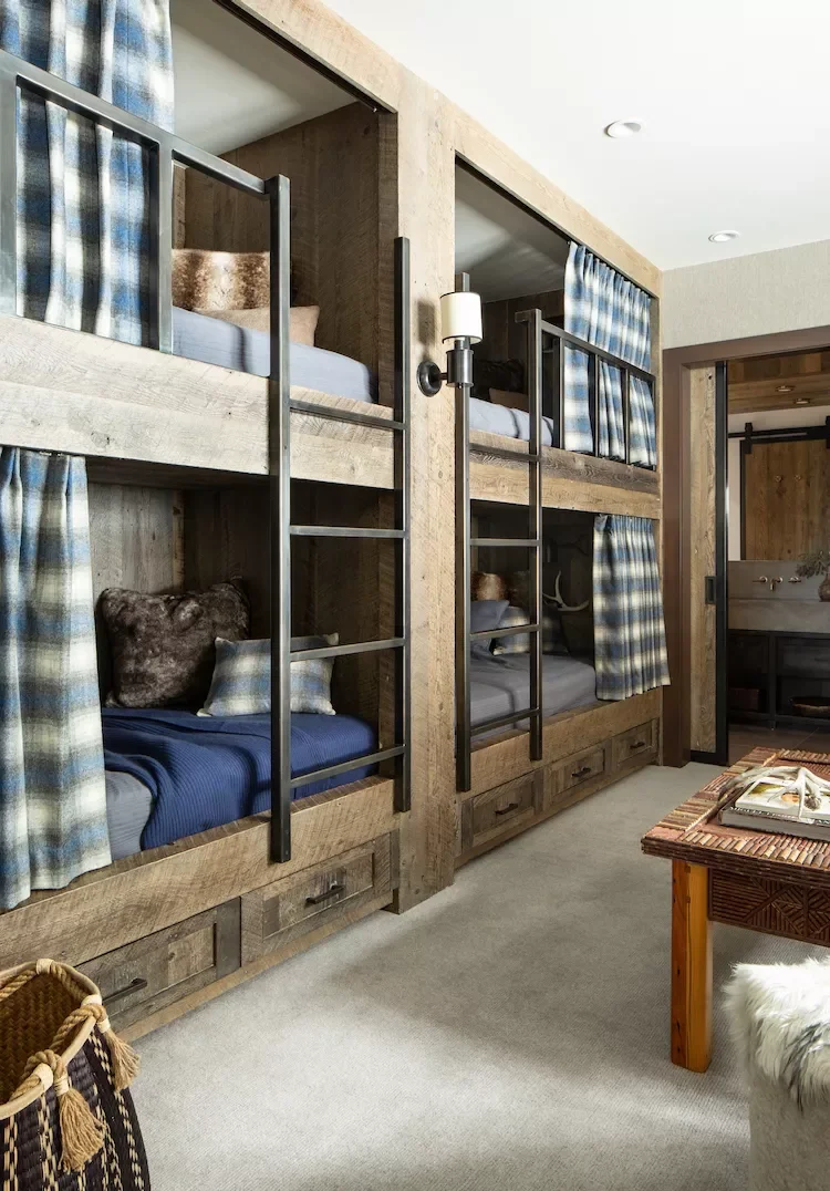 25 Amazing Bunk Room Designs That Work for Every Age 22 Rustic