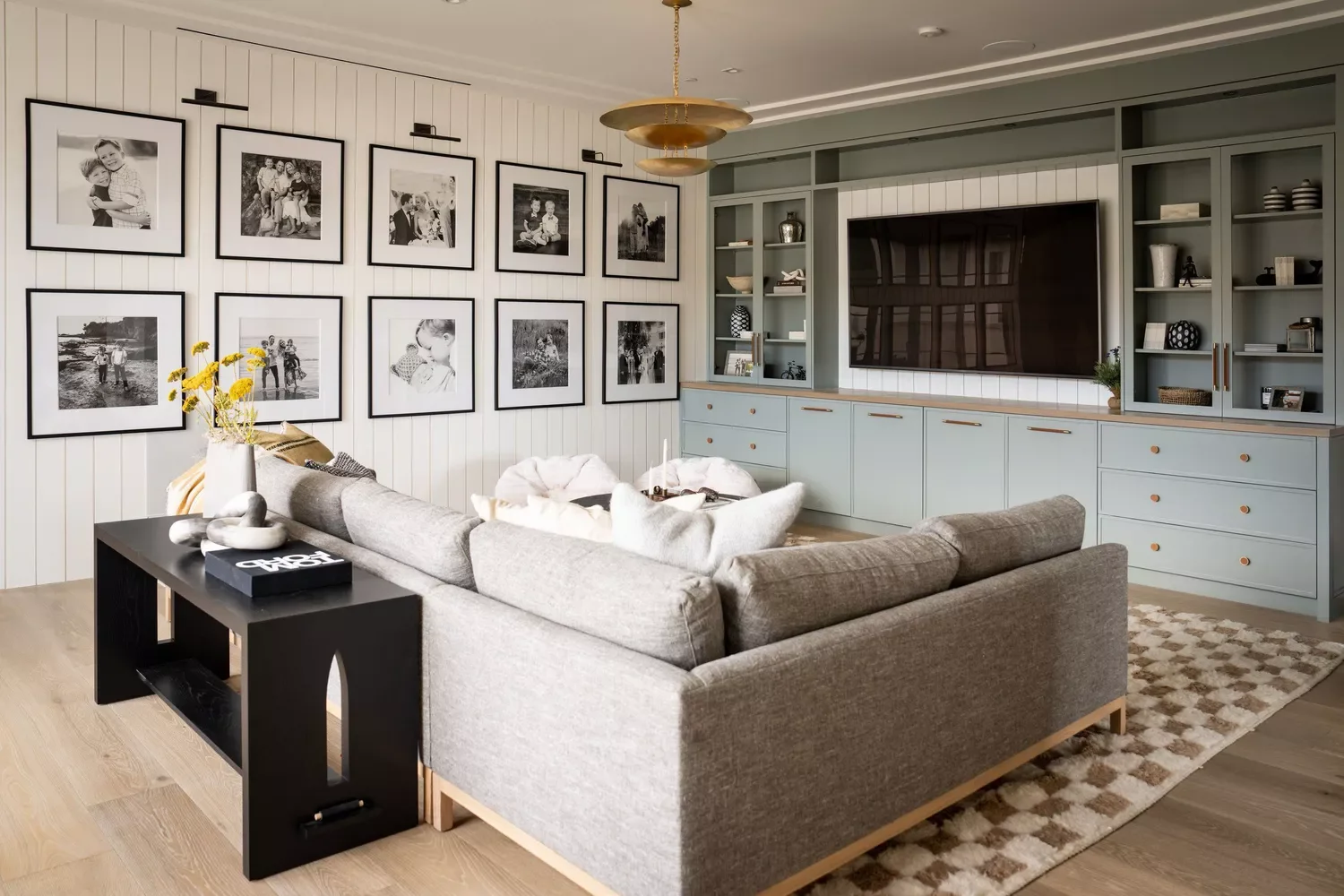 35 Stylish TV Wall Ideas That Transform Your Living Space 23 Sage Green TV Wall