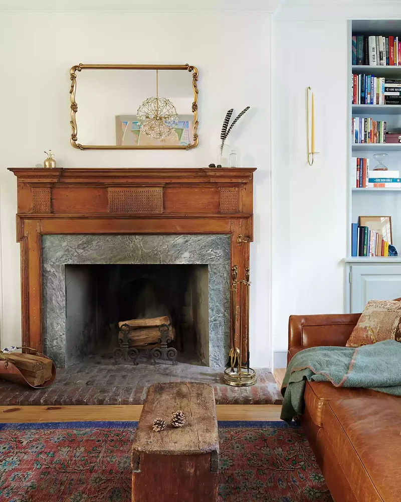 50 Beautiful Fireplace Ideas for Cozy, Elegant Spaces 48 Salvage a Mantel