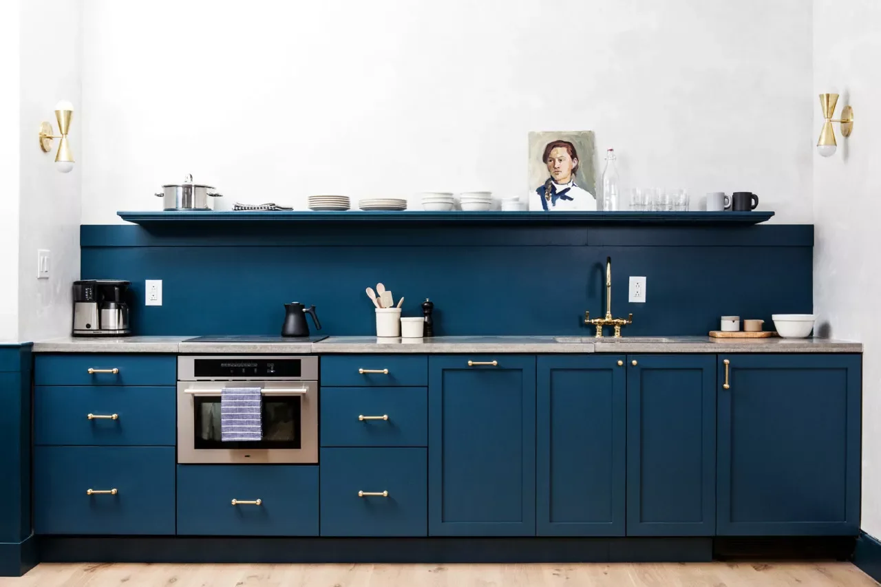 32 Stunning Blue Kitchen Design Ideas That Will Transform Your Space Sapphire Blue Cabinets