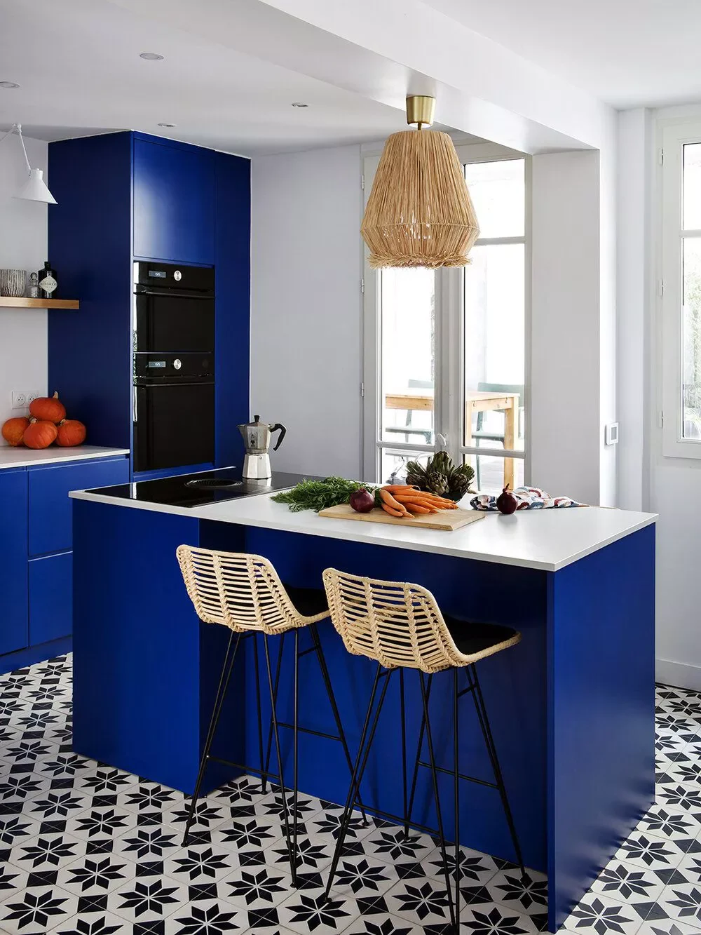 32 Stunning Blue Kitchen Design Ideas That Will Transform Your Space Saturated Blue Kitchen