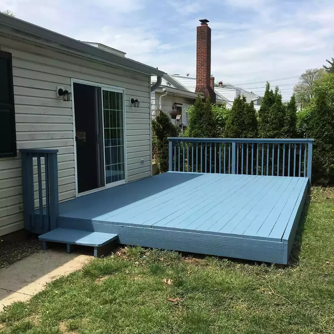 15 Surprising Deck Color Ideas That'll Transform Your Outdoor Space 6 Say Hello to Beautiful Blue Paint