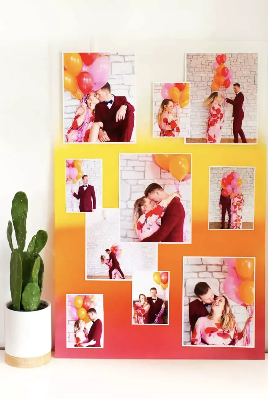 22 Creative Ways to Display Your Favorite Photos at Home Say Yay to Ombre