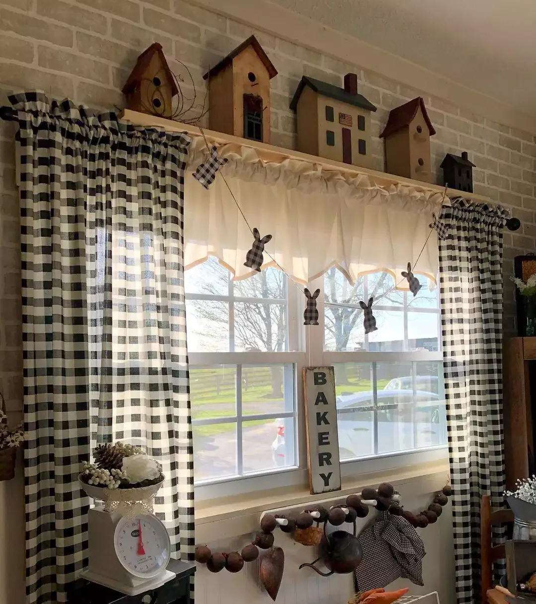 28 Rustic Curtain Ideas to Transform Your Home with Farmhouse Style 5 Say Yes to Checkers