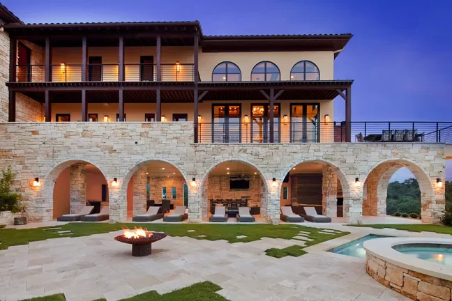 26 Stunning Stone Patio Designs Perfect for Every Outdoor Space 13 Scattered Limestone Patio