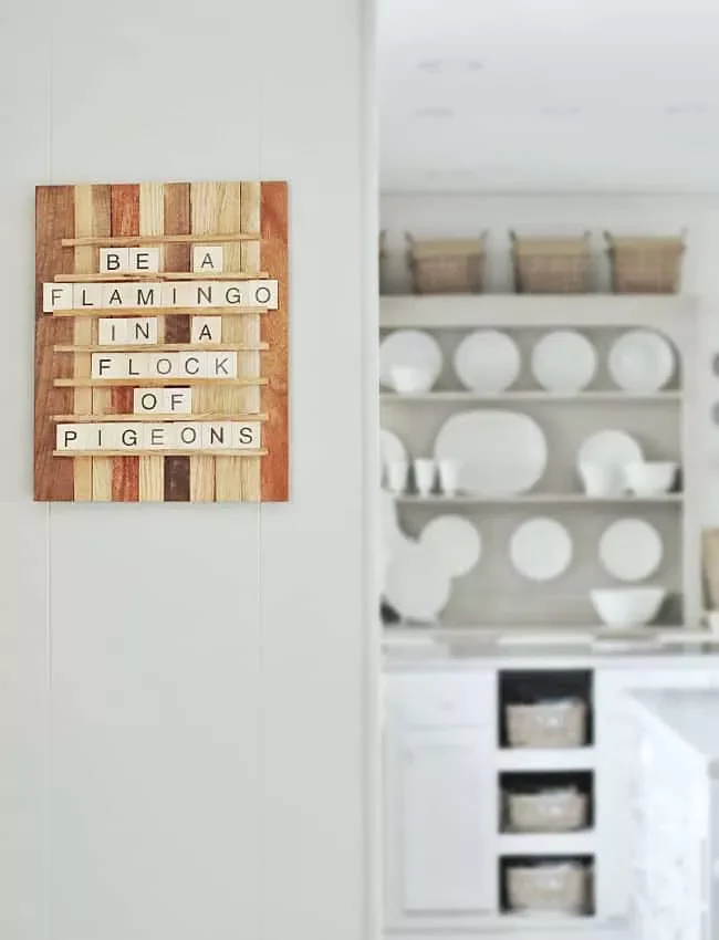 57 Inspiring Letter Board Ideas to Transform Every Room in Your Home Scrap Wood Letter Board