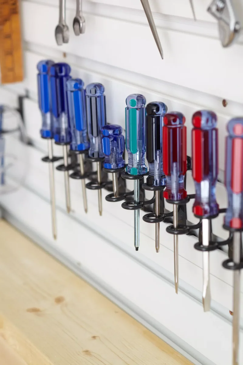 31 Smart Garage Storage Ideas to Organize Your Gear 23 Screwdriver Storage