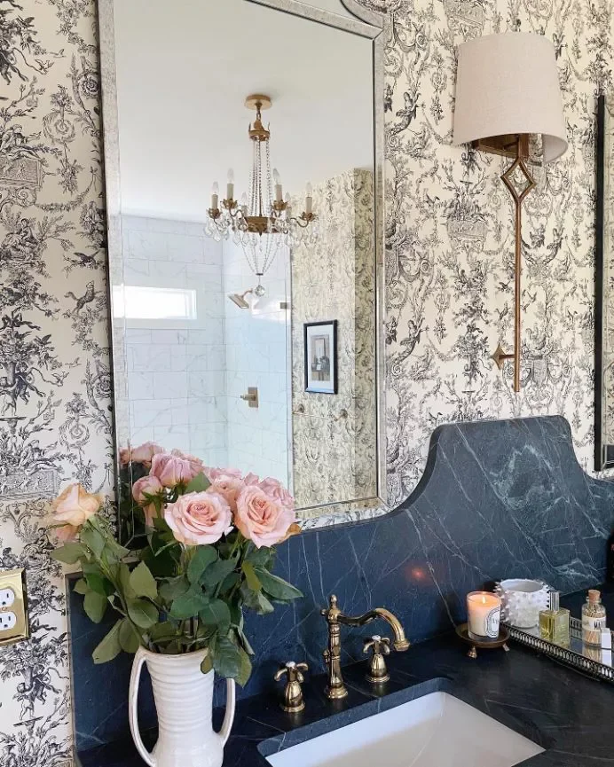 102 Stunning Bathroom Design Ideas That Will Transform Your Space Sculpted Marble Backsplash