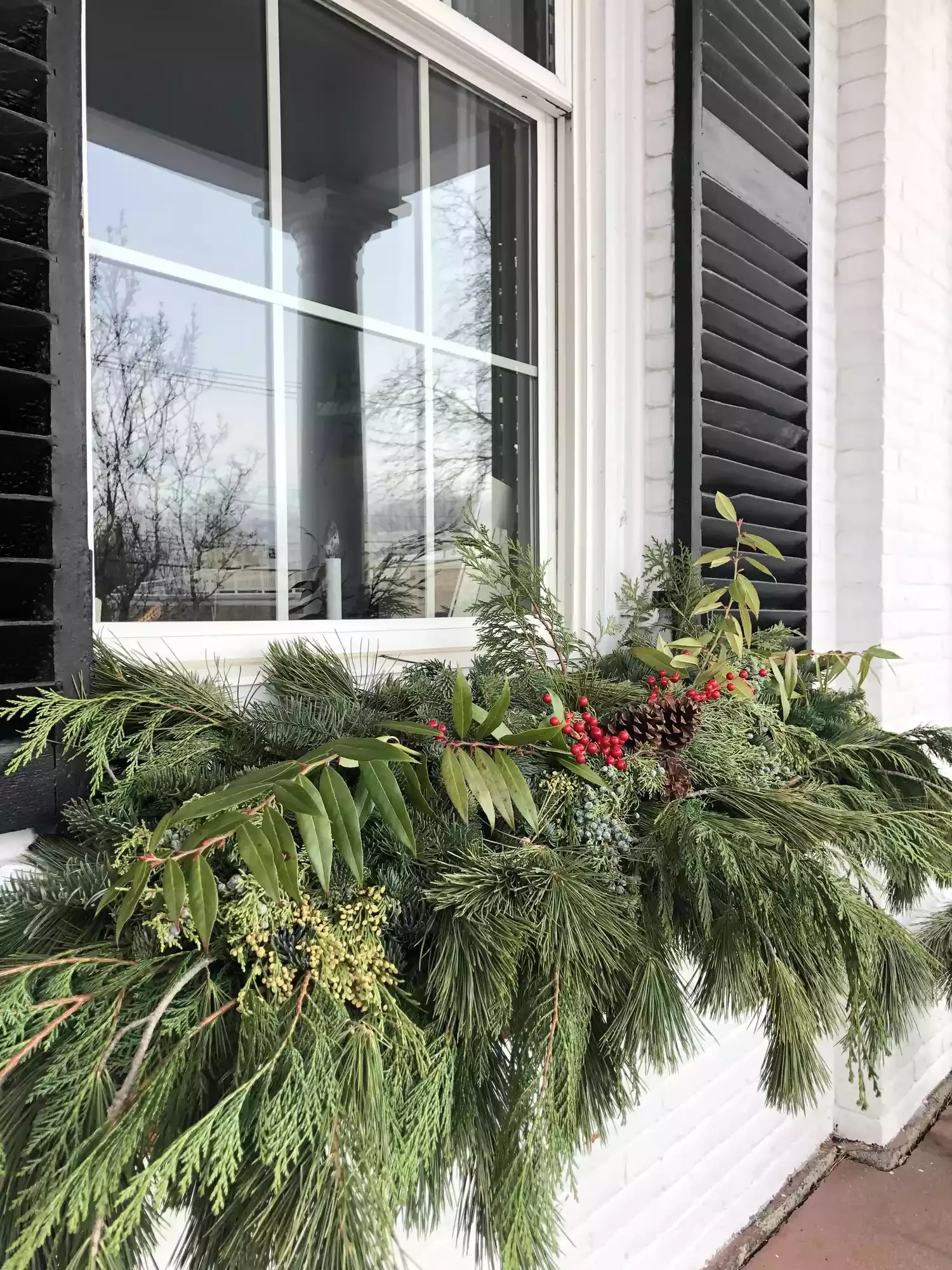 68 Christmas Front Porch Ideas That Make Your Home the Envy Seasonal Window Box