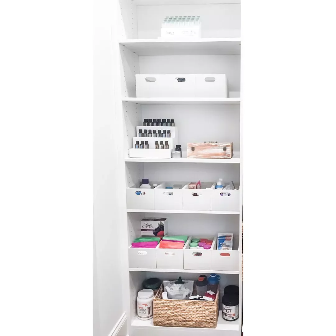 Transform Your Bathroom Closet: 23 Smart Organization Ideas That Actually Work Select Short Bins for Frequently Used Items