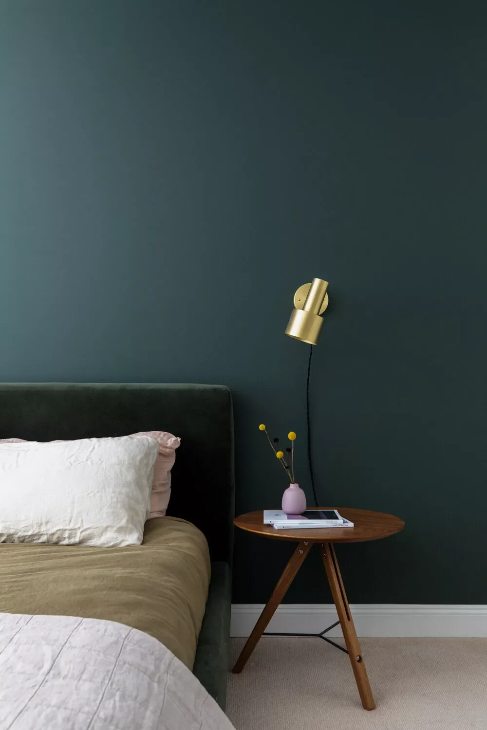 14 Brilliant Lighting Solutions for Your Compact Bedroom 14 Select a Sconce Finish That Pops Against Your Wall Paint Color