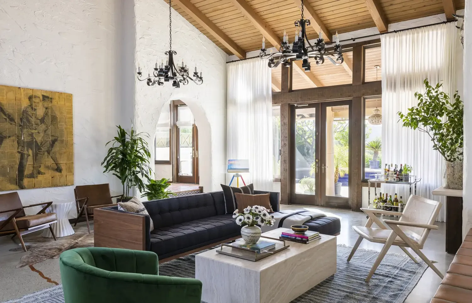 52 Stunning Living Room Curtain Ideas That Transform Any Space 30 Semi-Opaque Curtains