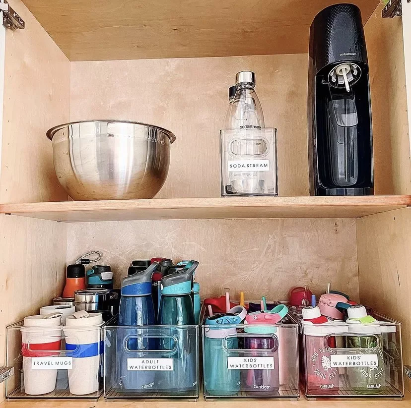12 Clever Ways to Organize Your Water Bottle Collection Separate by Type