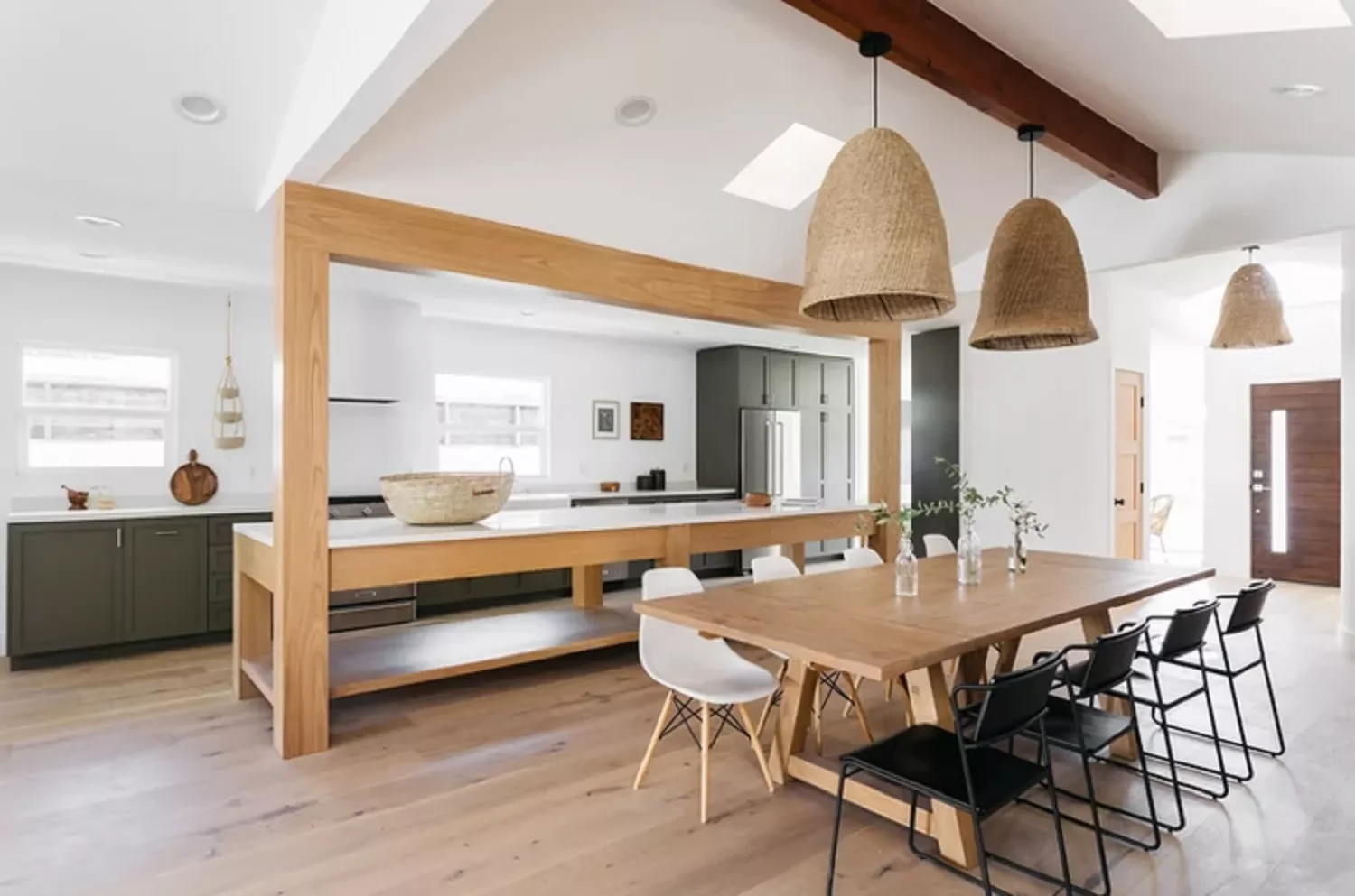 101 Kitchen Island Ideas That Will Transform Your Cooking Space 46 Separating Two Spaces