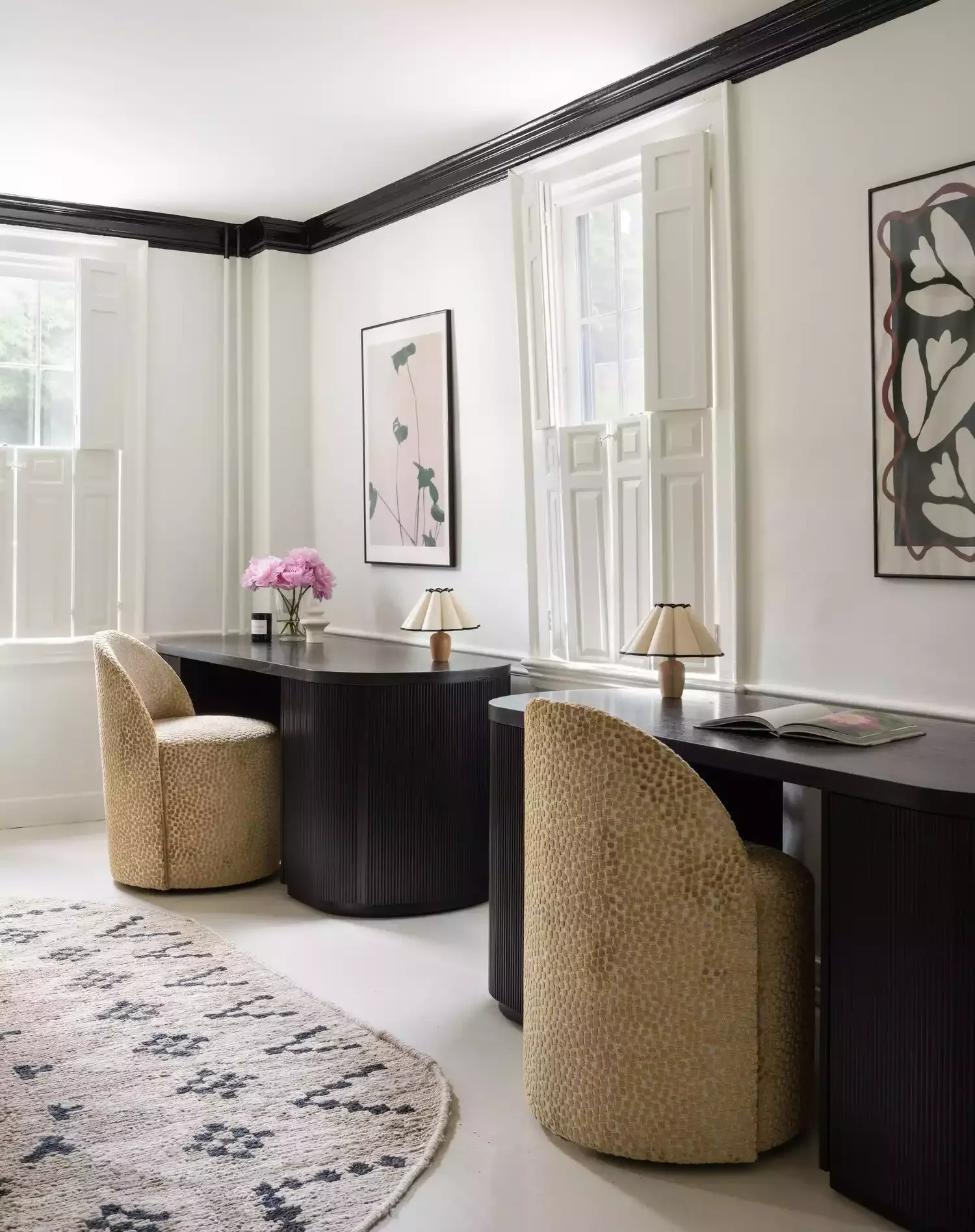 45 Creative Home Office Decorating Ideas That Transform Your Workspace Set Up Matching Desks