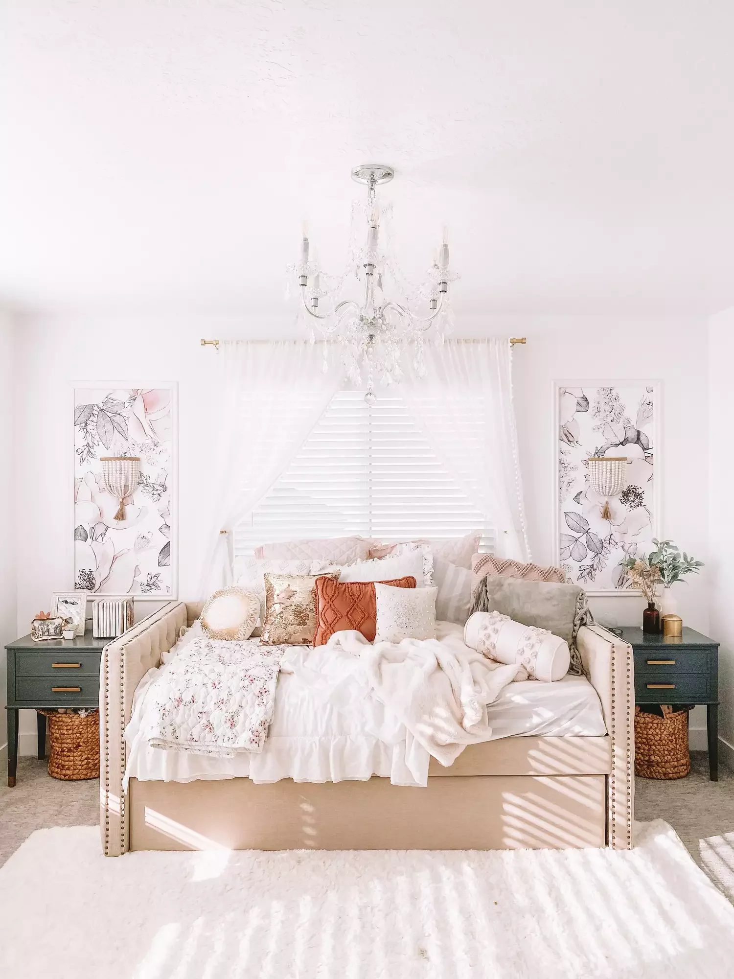 13 Creative Daybed Solutions That Make Small Spaces Feel Bigger and More Functional 9 Set Up Nightstands Next to the Daybed