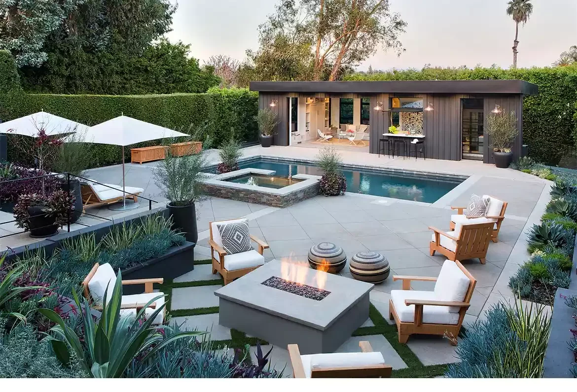 38 Stunning Pool House Ideas to Create Your Dream Backyard Retreat 17 Set Up a Guest House