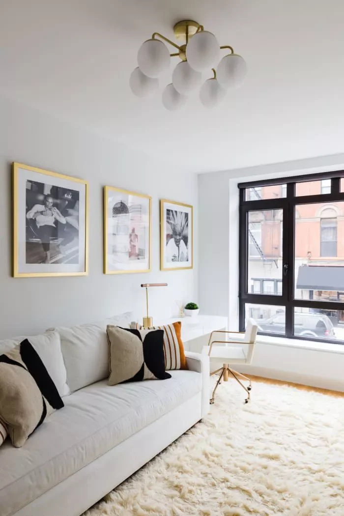 40 Smart Small Apartment Living Room Ideas That Maximize Your Space and Style 3 Set Up a Remote Work Spot