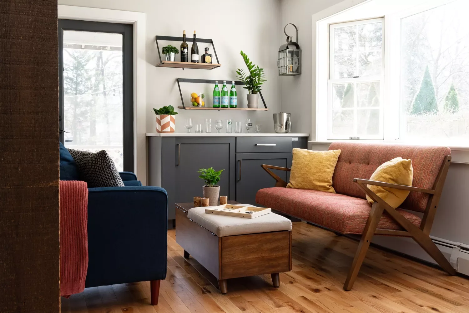 77 Stunning Living Room Design Ideas to Transform Your Space 33 Set Up a Wet Bar