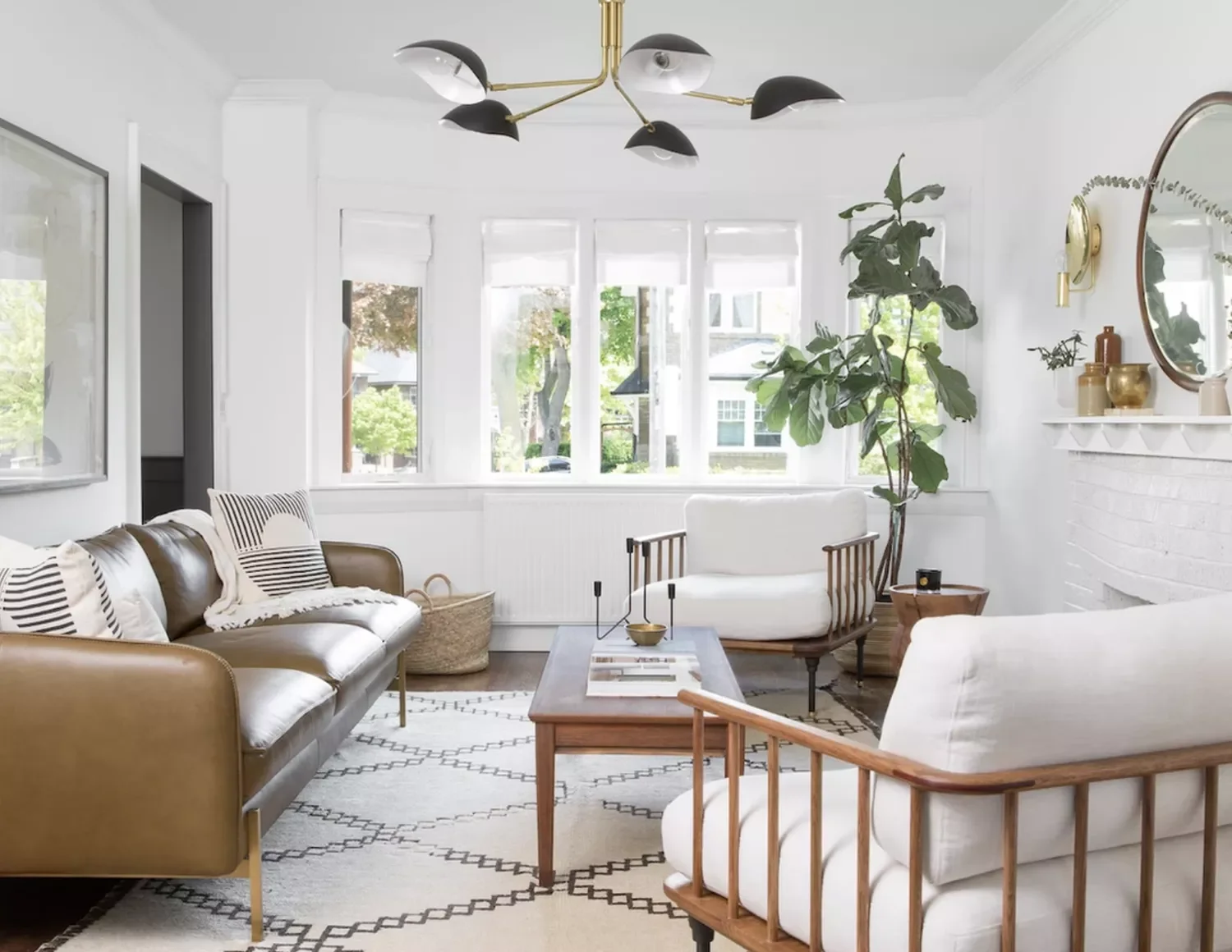 22 Stunning Ceiling Light Ideas That Will Transform Your Living Room 8 Set a Mood With a Modernist Chandelier