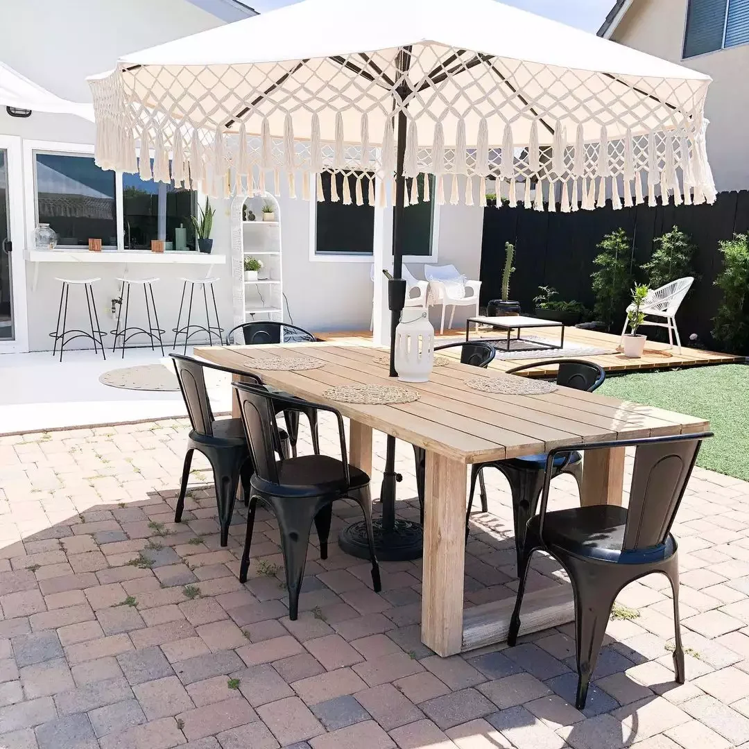 37 Budget Backyard Ideas That Create a Stunning Retreat Shade Your Outdoor Dining Area