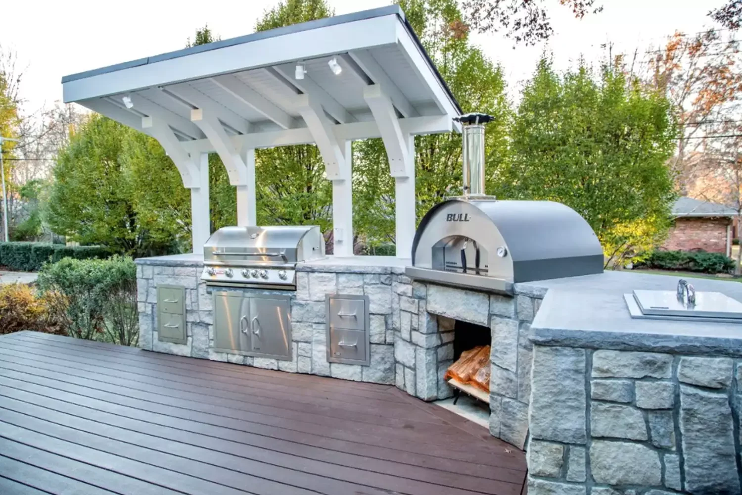 24 Stunning Covered Deck Ideas That Transform Your Outdoor Living Space 8 Shade the Outdoor Kitchen