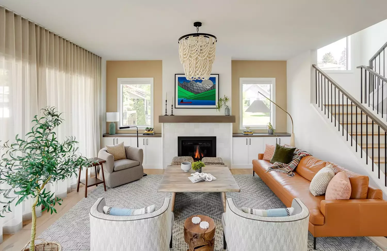 52 Stunning Living Room Curtain Ideas That Transform Any Space 28 Sheer Beige Curtains