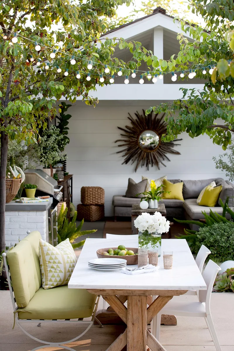 32 Stunning Outdoor Kitchen Ideas Perfect for Entertaining 13 Sheltered Small Outdoor Kitchen Ideas
