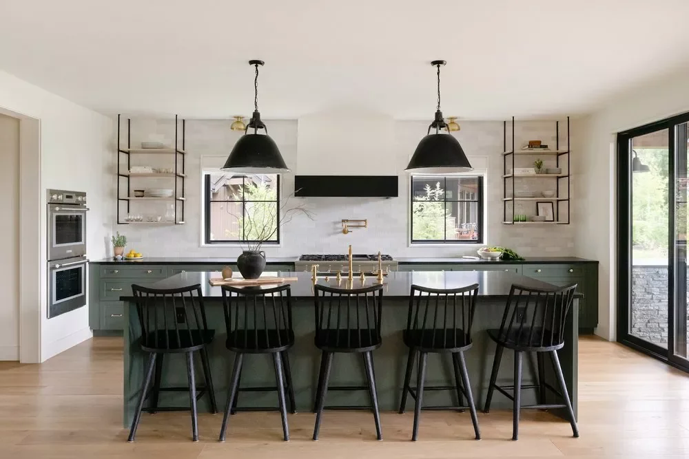 Shelves Suspended From the Ceiling