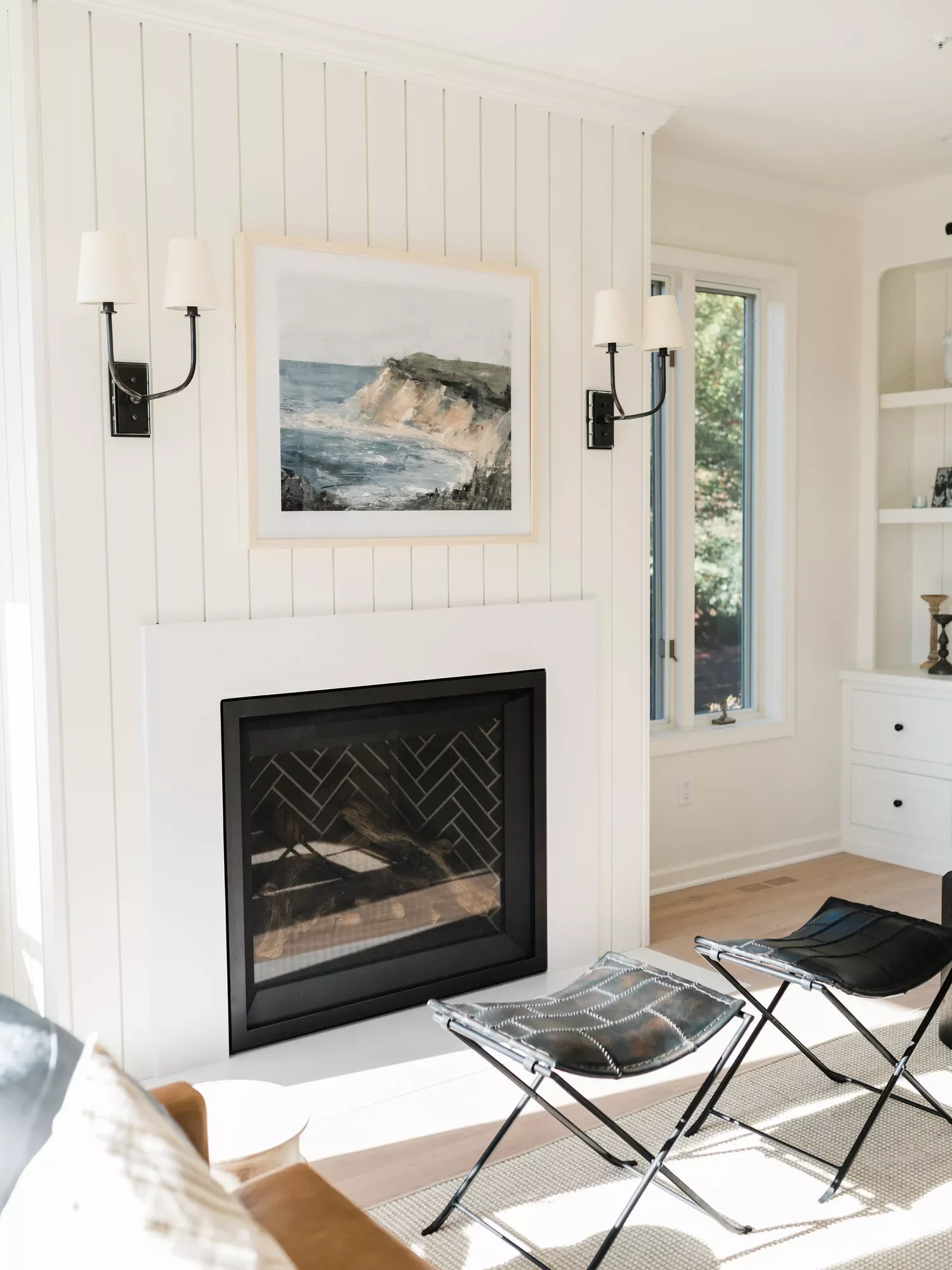 47 Stunning Shiplap Fireplace Designs That Transform Any Room From Traditional to Contemporary 22 Shiplap Wall Sconces