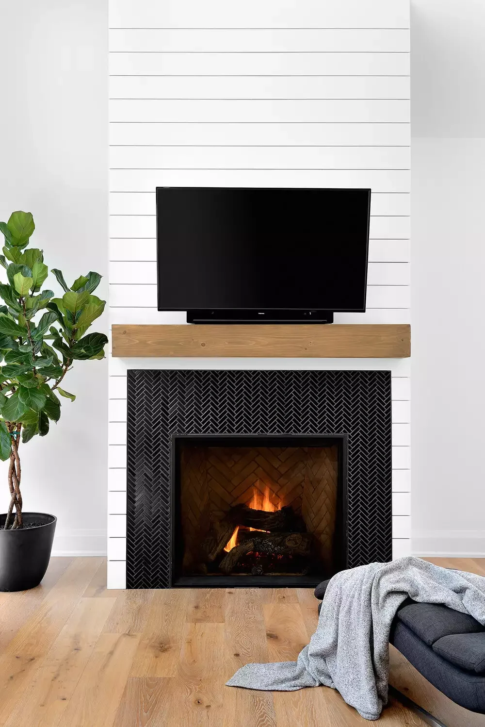 47 Stunning Shiplap Fireplace Designs That Transform Any Room From Traditional to Contemporary 16 Shiplap and Tile Fireplace