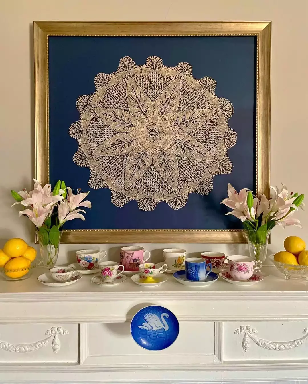 51 Creative Fireplace Mantel Decorating Ideas That Will Transform Your Living Space 47 Show Off Vintage Teacups