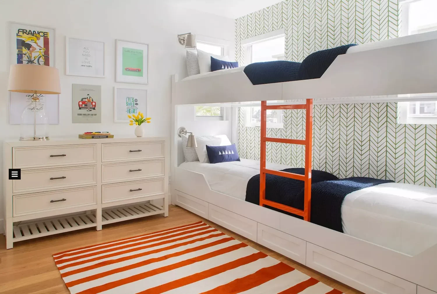 25 Amazing Bunk Room Designs That Work for Every Age 15 Side by Side