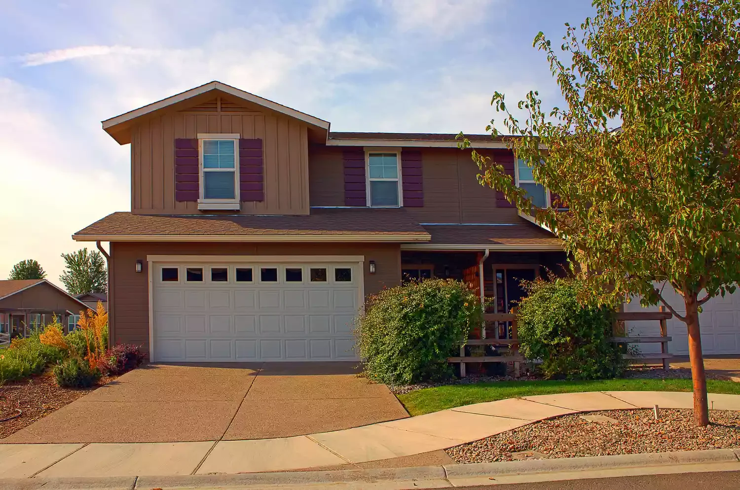 Sideway Intersecting Driveway Entrance