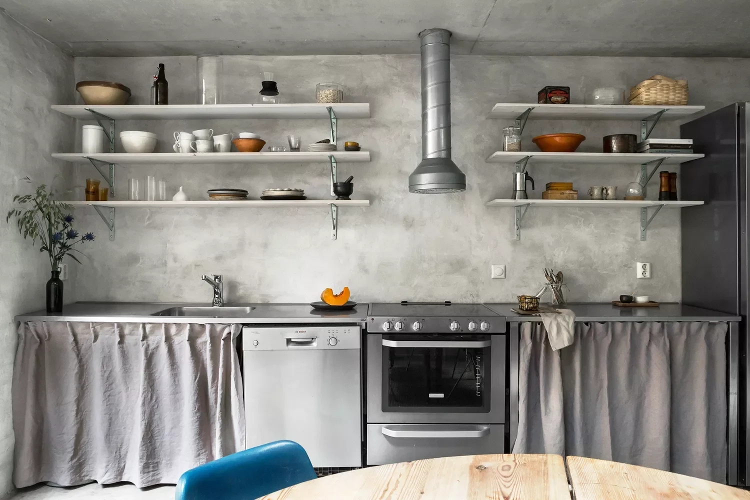 42 Gray Kitchen Ideas That Prove This Neutral Never Goes Out of Style Silver Accents